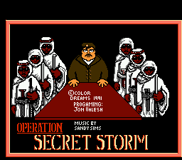 Operation Secret Storm title screenshot